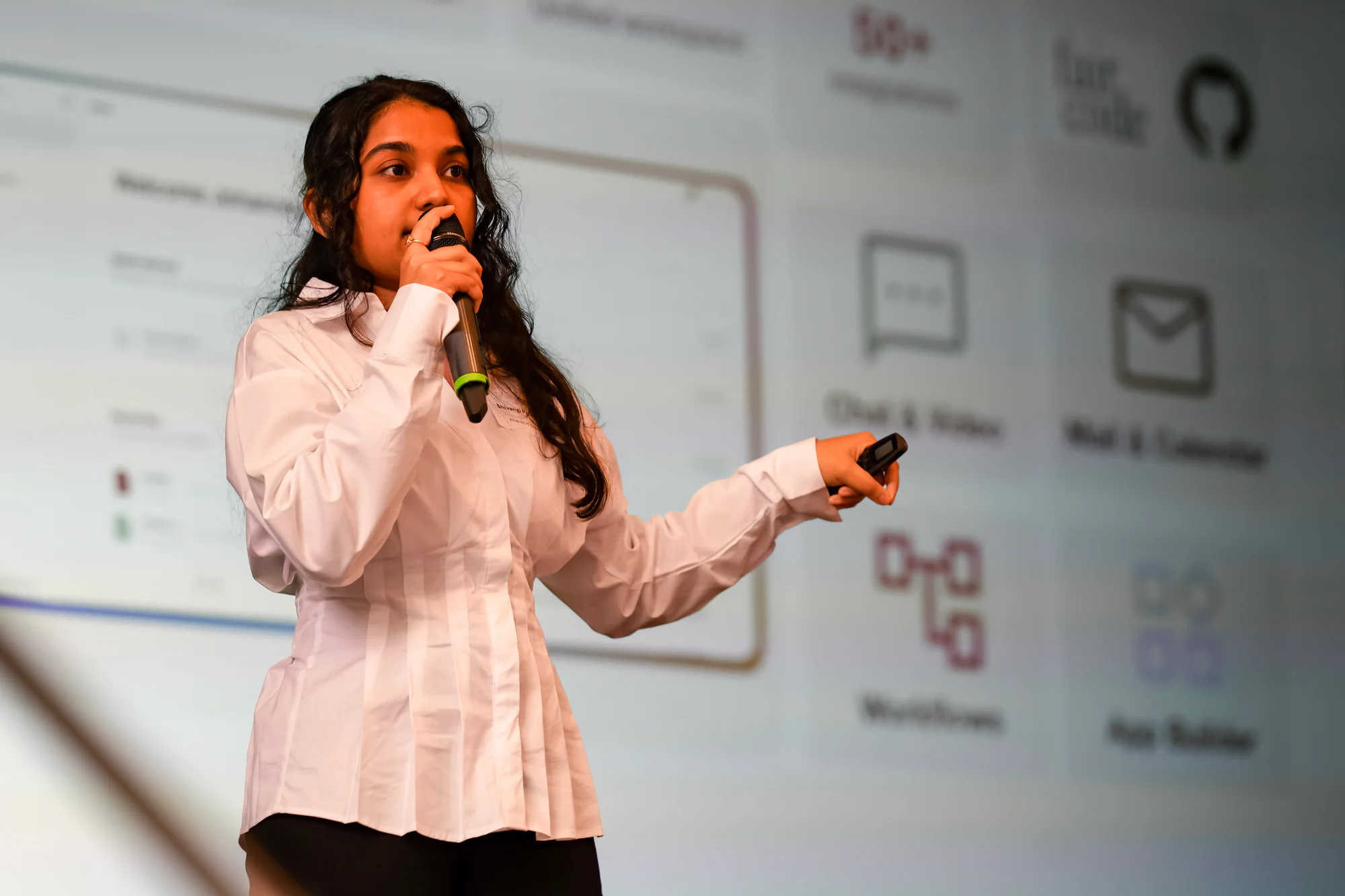 Shivangi präsentiert die Produktvision von Pharen
