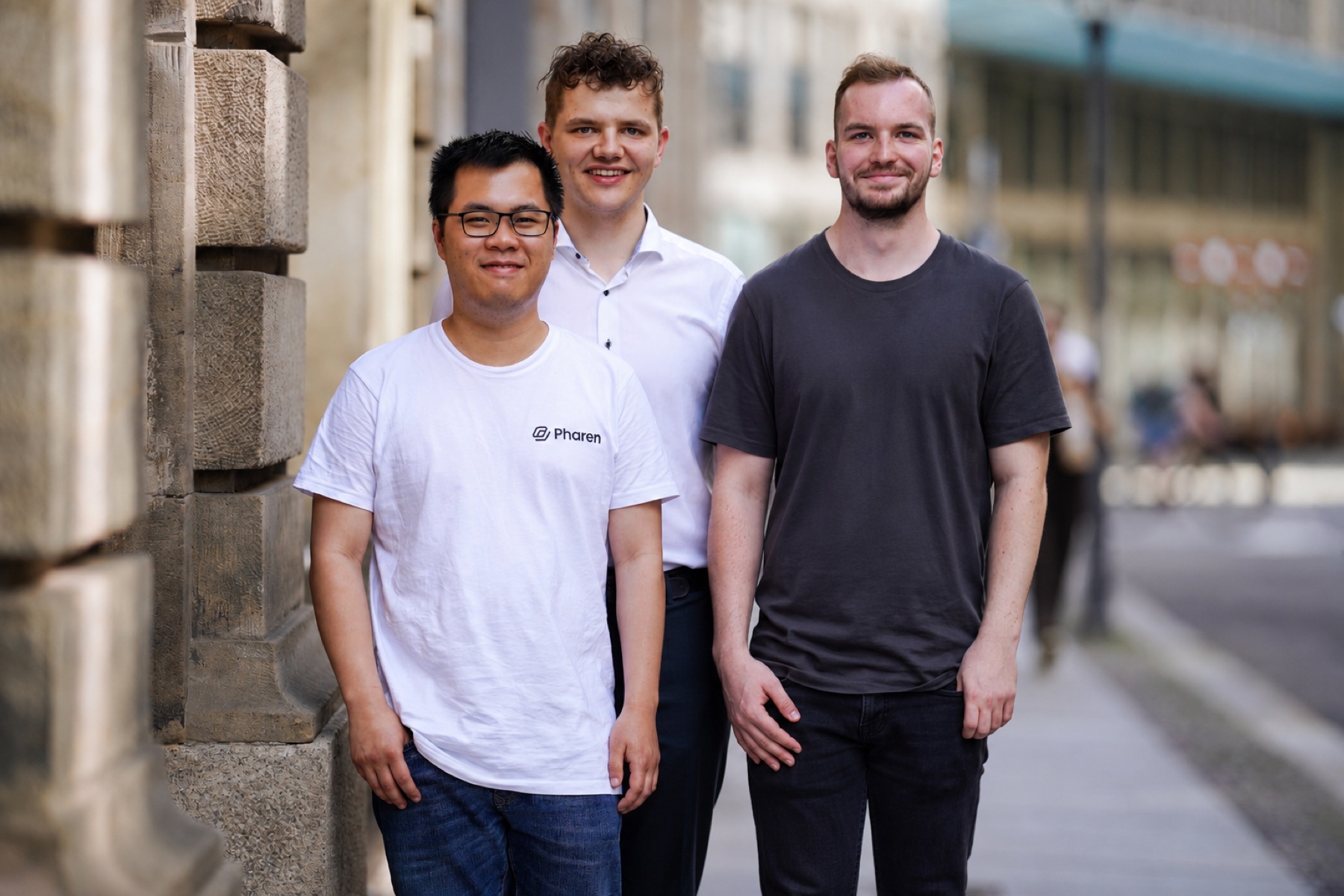Hieu Tran, Johannes Kanthak and Felix Schreiber as the Pharen team