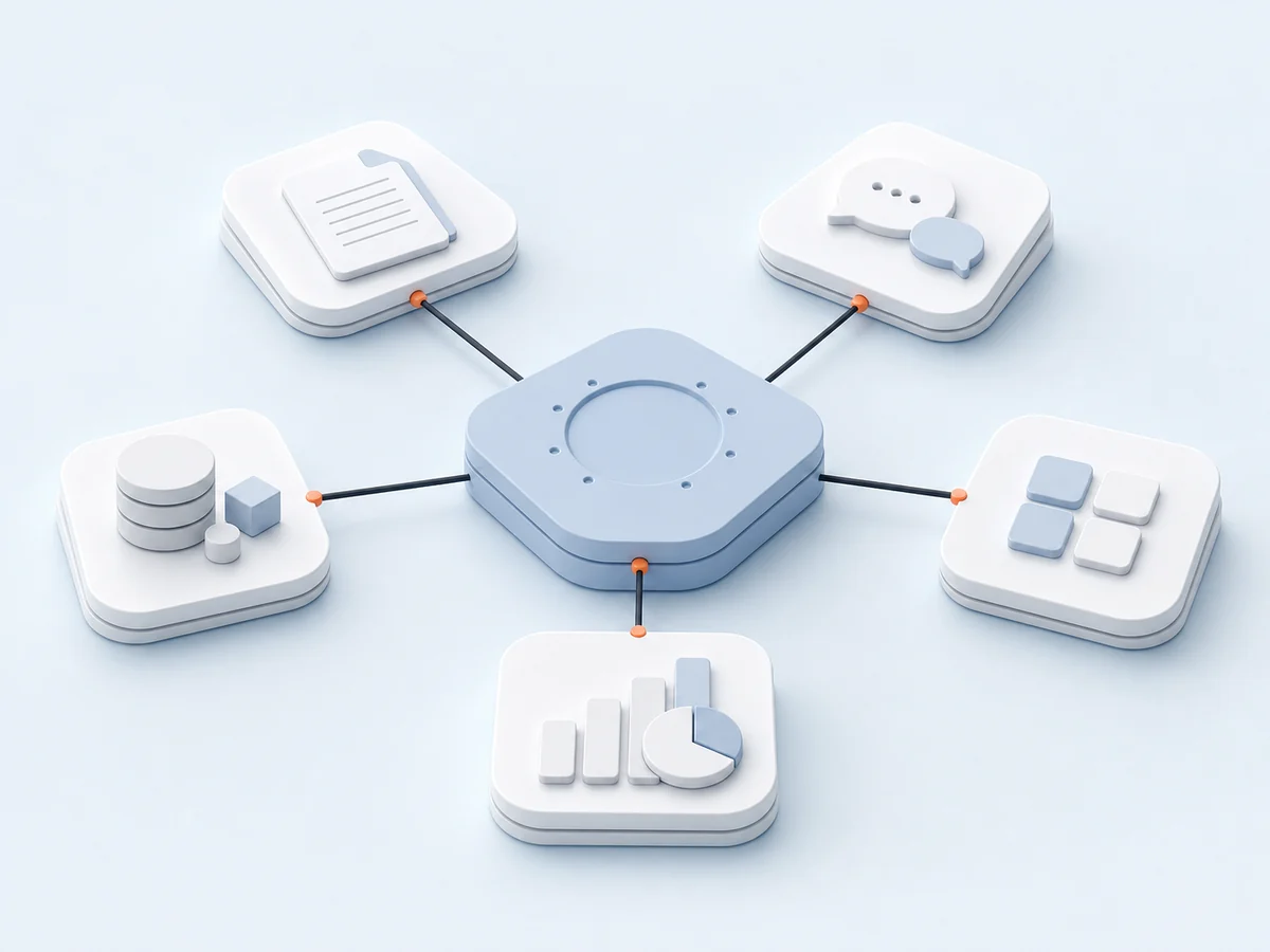 Pharen Hub mit verbundenen Integrationen